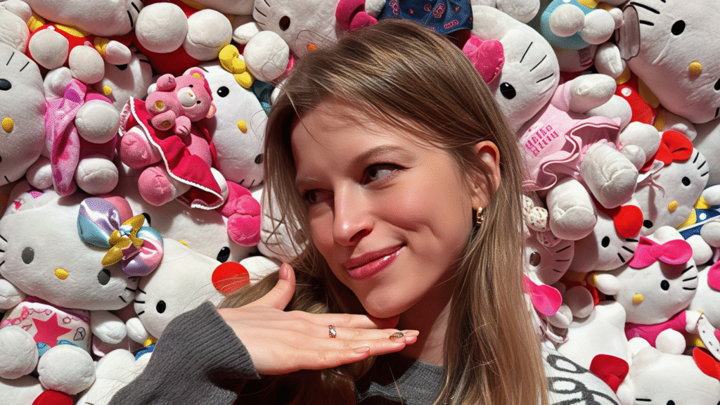 Writer Julia Zolotova at Somerset House's "Cute" exhibition