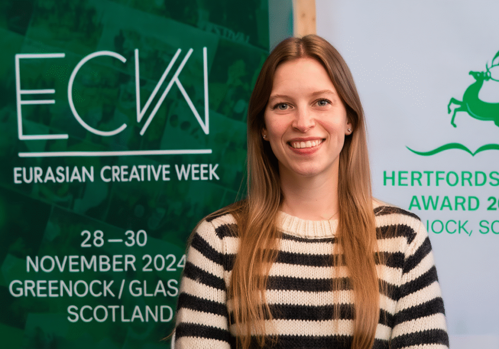 Writer Julia Zolotova at the Eurasian Creative Week