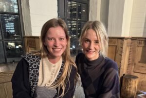 Writer Julia Zolotova and Writer Lucy Foley Elle Collective